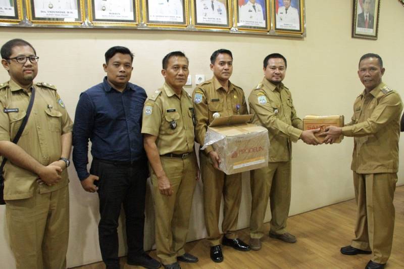 Terima Bantuan VSAT Di 7 Titik Permudah Akses Internet di Desa 